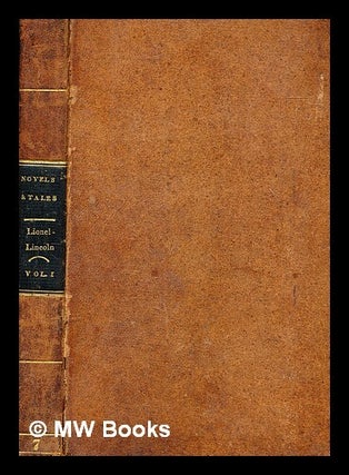 Item #281499 Lionel Lincoln: or, The leaguer of Boston - vol. 1. James Fenimore Cooper
