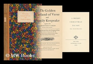 Item #28221 The Golden Garland of Verse and Family Keepsake : Together with Greeting Cards for...