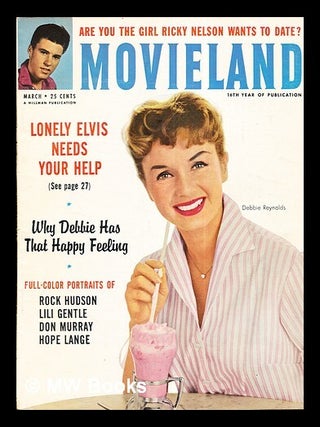 Item #283584 Movieland: March, 1958: vol. 16, no. 3. Julian S. Bach Jr., editorial director