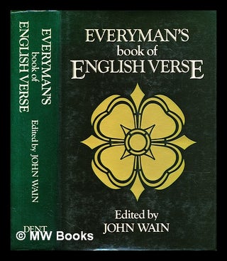 Item #285178 Everyman's book of English verse. John Wain
