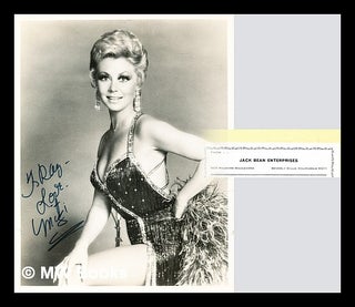 Item #286428 Signed, black and white photo of Mitzi Gaynor. Mitzi Bean Gaynor, Jack, 1931