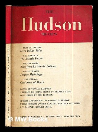 Item #288048 The Hudson Review: volume V, Number 2: Summer 1952. William . Bennett Arrowsmith,...