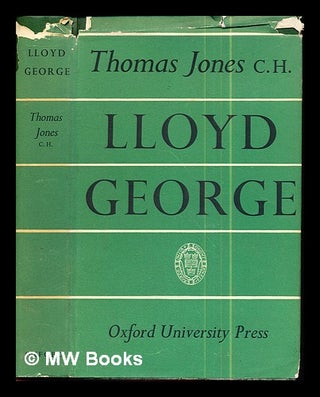 Item #291476 Lloyd George / Thomas Jones. Thomas Jones
