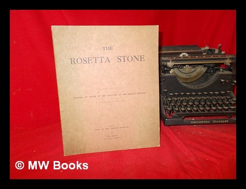 Item #291943 The Rosetta Stone. The British Museum.