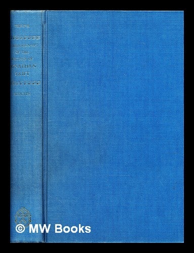 Item #292647 A bibliography of the writings of Jonathan Swift. H. . Scouten Teerink, Arthur H., Herman.