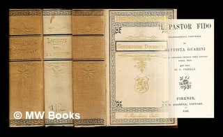 Item #294265 Collezione diamante: three volumes: Il Pastor Fido, Vita di antonio Giacomini,...