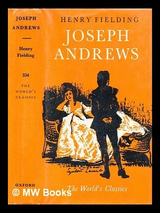 Item #295149 The adventures of Joseph Andrews. Henry Fielding