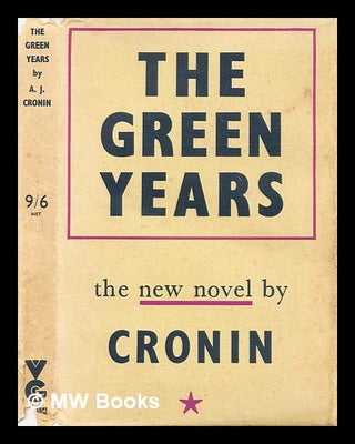 Item #296210 The Green Years. A. J. Cronin, Archibald Joseph