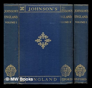 Item #296390 Johnson's England : an account of the life & manners of his age / edited by A.S....