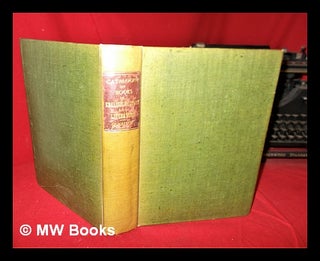 Item #296970 A catalogue of books in English history and literature from the earliest times to...