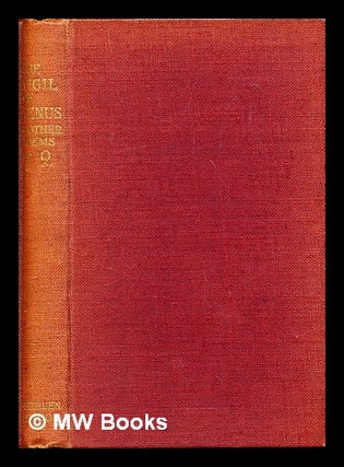 Item #297725 The vigil of Venus, and other poems by "Q." Arthur Thomas Sir Quiller-Couch