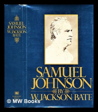 Item #298540 Samuel Johnson. Walter Jackson Bate, 1918