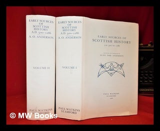 Item #298922 Early sources of Scottish history, A.D. 500 to 1286 / collected and translated by...