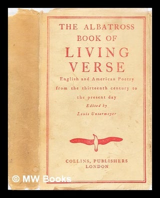 Item #298924 Collins Albatross book of verse : English and American poetry from the thirteenth...