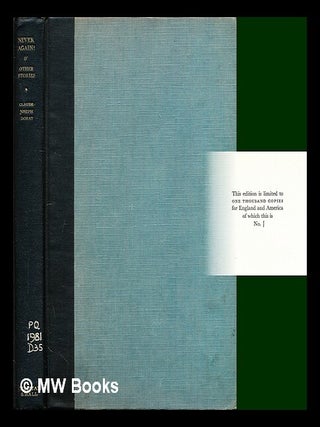 Item #300131 Never again! : and other stories / translated from the French of Claude-Joseph Dorat...