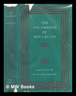 Item #300932 The Decameron of Giovanni Boccaccio / translated by Richard Aldington ; with...