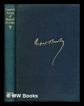 Item #301251 The complete poems of Rupert Brooke. Rupert Brooke