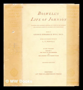 Item #302279 Boswell's life of Johnson : together with Boswell's 'Journal of a tour to the...