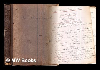 Item #303475 Liverpool Italian Literary Society Manuscript Meeting Minutes, publications, ect....