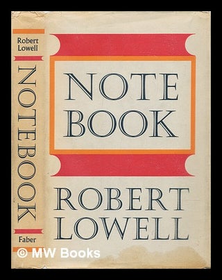 Item #305792 Notebook. Robert Lowell