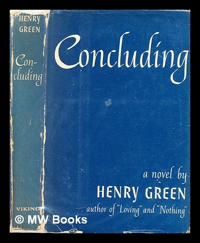 Item #306142 Concluding : a novel. Henry Green.