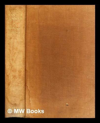 Item #306186 After many a summer : a novel. Aldous Huxley.