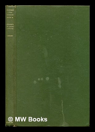 Item #307136 Adamnan's De locis sanctis / edited by Denis Meehan. Adamnanus de Iona, Denis Meehan