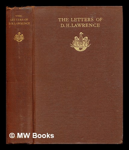 Item #307646 The letters of D.H. Lawrence. D. H. Lawrence, David Herbert.