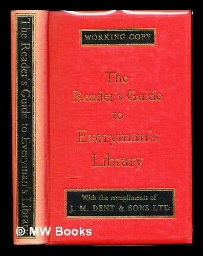 Item #307731 The reader's guide to Everyman's Library / compiled by A. J. Hoppé. A. J. Hoppé, compiler.