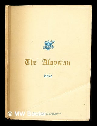 Item #307784 The Aloysian: 1932. St. Aloysius College