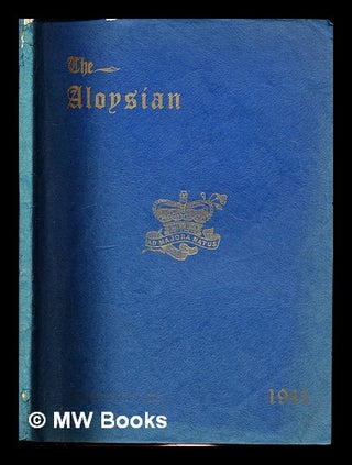 Item #307786 The Aloysian: 1941. St. Aloysius College