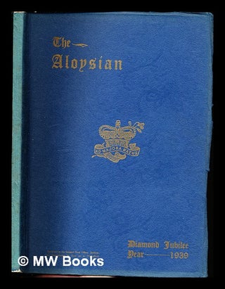 Item #307806 The Aloysian: 1939. St. Aloysius College