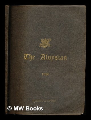 Item #307808 The Aloysian: 1936. St. Aloysius College