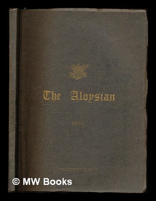 Item #307813 The Aloysian: 1934. St. Aloysius College