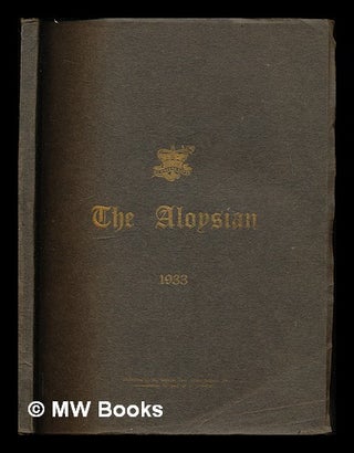 Item #307814 The Aloysian: 1933. St. Aloysius College
