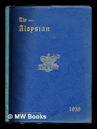 Item #307816 The Aloysian: 1938. St. Aloysius College