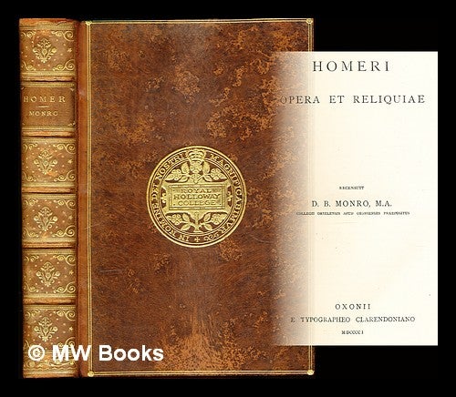 Item #307902 Homeri opera et reliquiae / recensuit D.B. Monro. David Binning Homer. Monro.