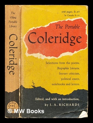Item #308002 The portable Coleridge. Samuel Taylor Coleridge