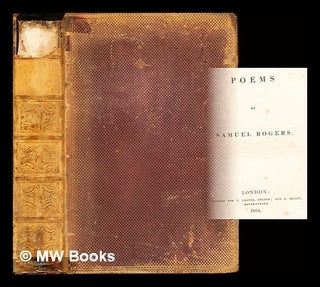 Item #308171 Poems by Samuel Rogers. Samuel Rogers, Thomas Stothard, Joseph Mallord William Turner