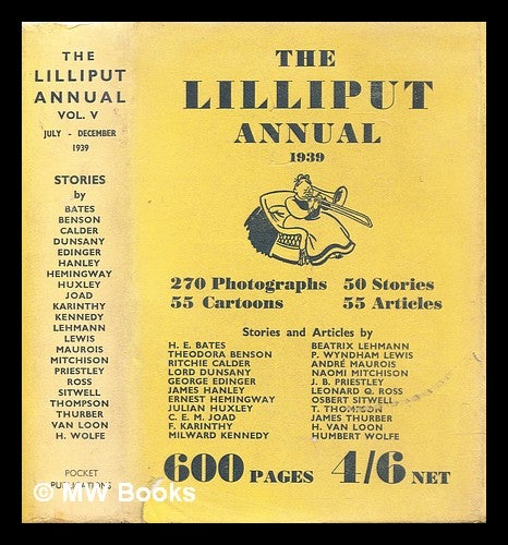 Item #308283 The Lilliput Annual : 1939. Pocket Publications Ltd.
