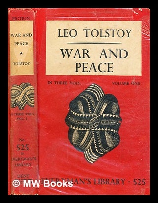 Item #308445 War and peace : Volume 1 - Before Tilsit. Leo Tolstoy