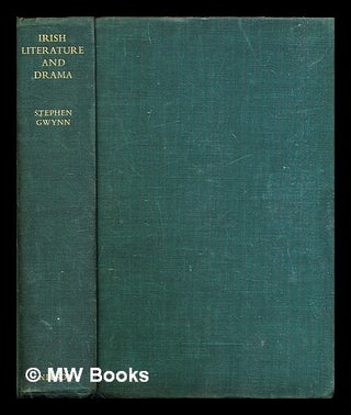 Item #309593 Irish literature and drama in the English language : a short history. Stephen Lucius...