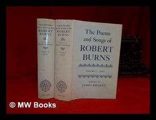 Item #310150 The poems and songs of Robert Burns./ James Kinsley (ed.) - Complete in 2 Volumes....