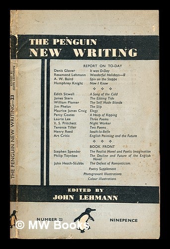 Item #310339 The Penguin new writing. 23 / edited by John Lehmann. John Lehmann.