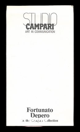 Item #312095 Fortunato Depero in the Campari Collection. Fortunato Depero