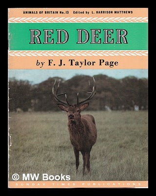Item #312748 Red deer / by F.J. Taylor Page. Jim Taylor Page