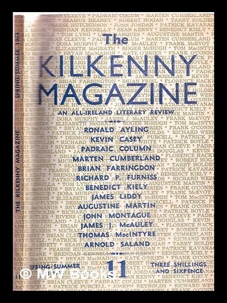 Item #313515 The Kilkenny magazine. Kilkenny Literary Society