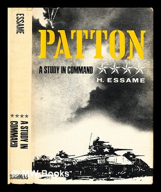 Item #314116 Patton the commander / H. Essame. Hubert Essame