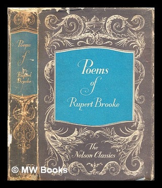Item #315045 Poems of Rupert Brooke / Edited with an introduction by Geoffrey Keynes. Rupert Brooke