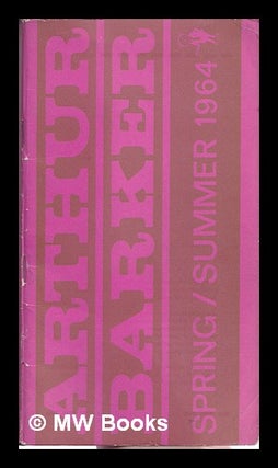 Item #315646 Arthur Barker: Spring/Summer 1964. Arthur Barker Ltd